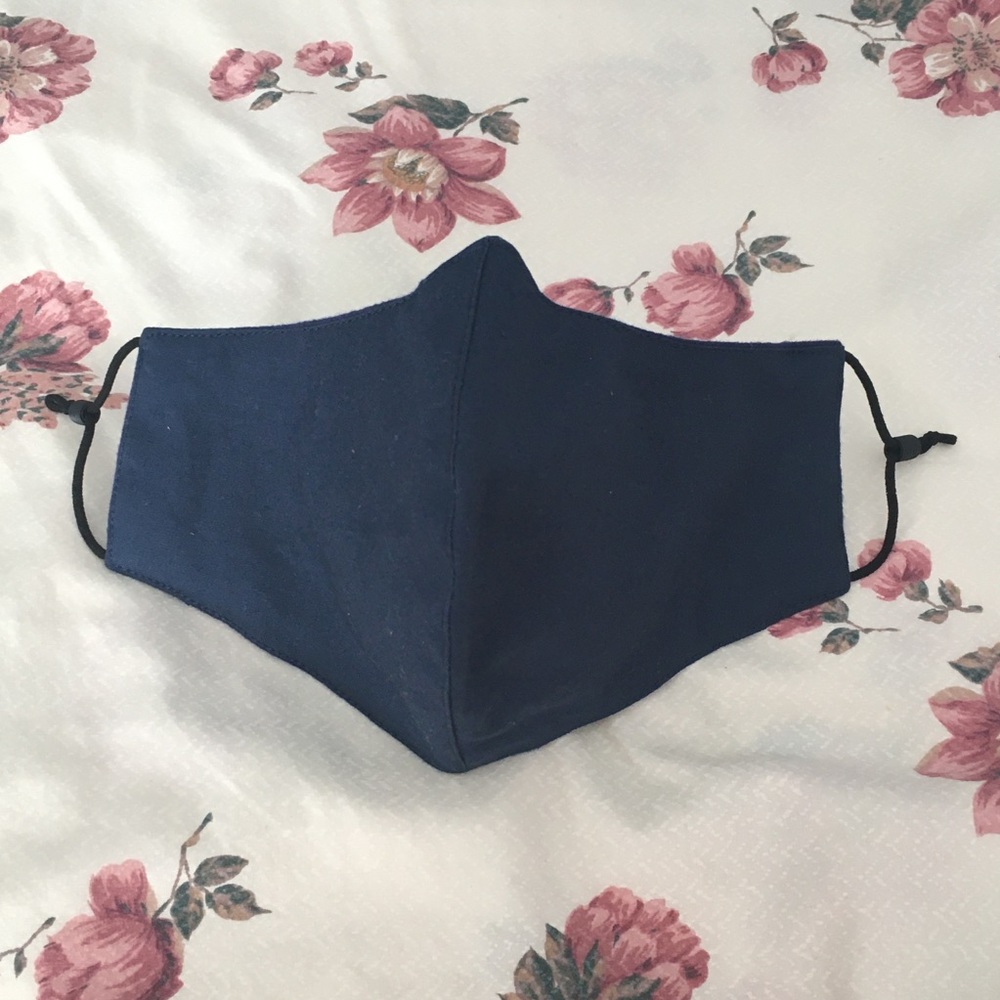 NAVY adjustable quality face mask (SOLD OUT) - Picture 2 of 6